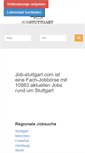 Mobile Screenshot of job-stuttgart.com